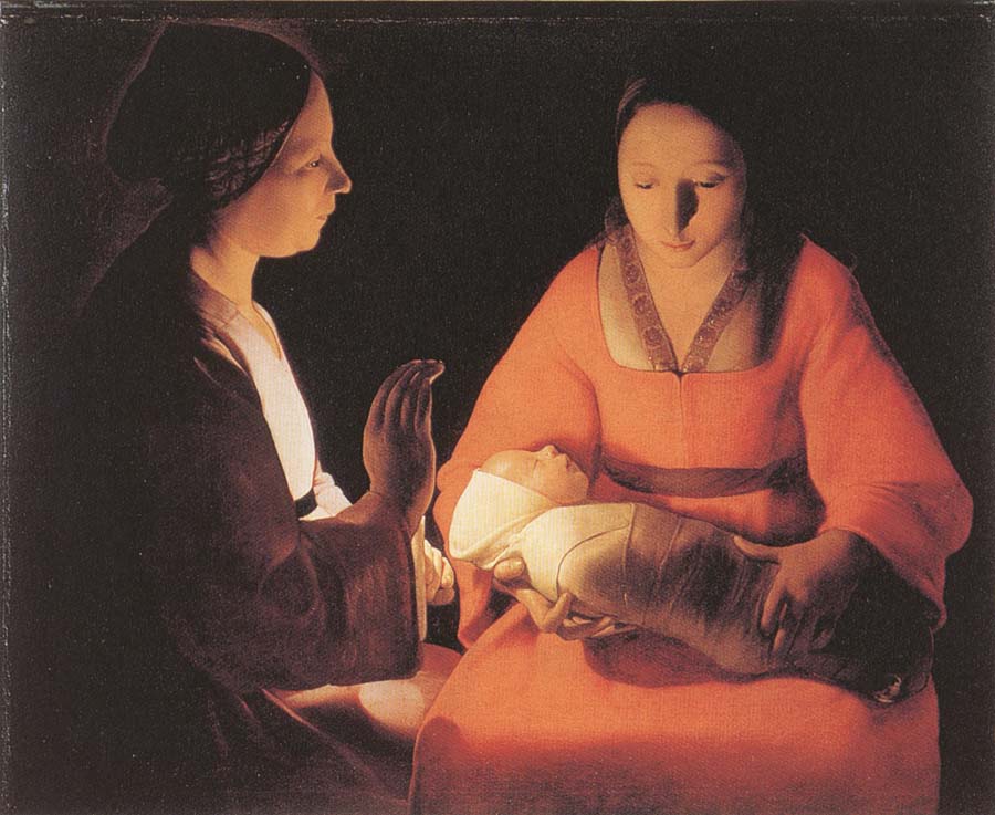 LA TOUR, Georges de The New-born